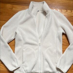 Uniqlo Women's Cream Fleece Jacket